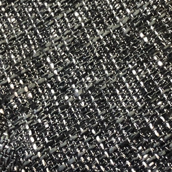 DKNYC Black Gray Silver Skirt , Flared Bottom  With Fringe Edge. Woman’s Size 10 - Picture 9 of 14